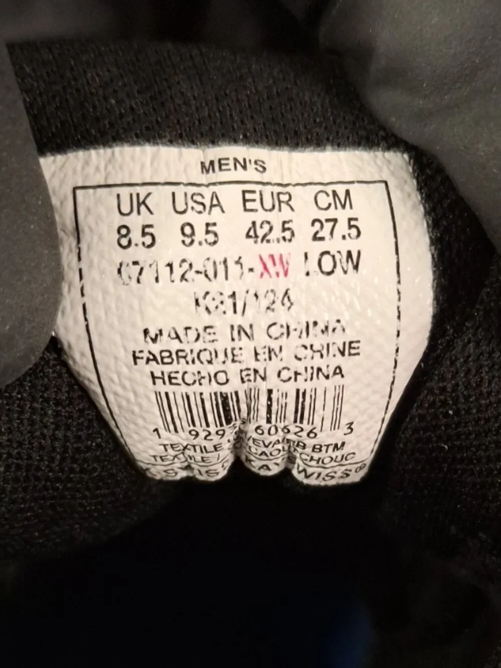 K-Swiss pre owned